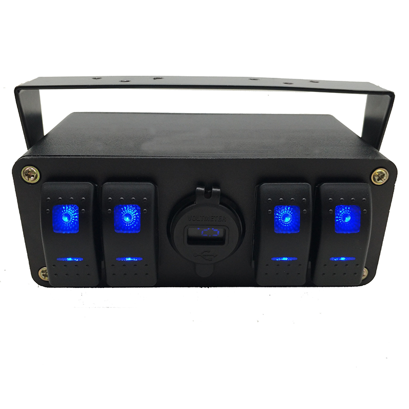 Custom rocker switch control box
