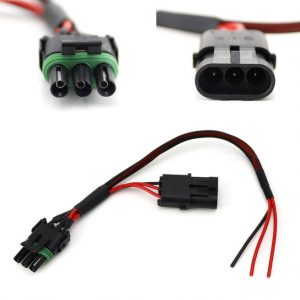 Can Am UTV power adapter pigtail wiring harness