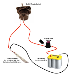 How to wiring rocker switch? My Offroad LED