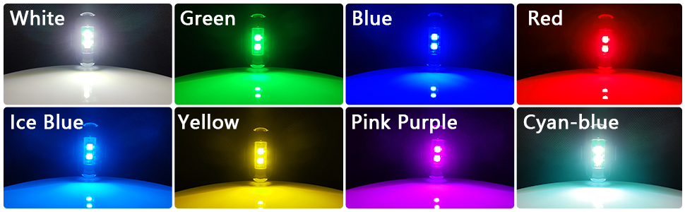 Color of the usb strobe lights